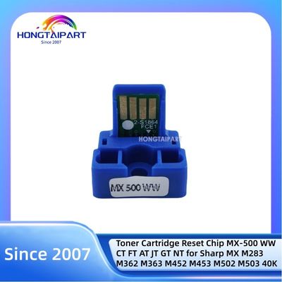 شراء Original Toner Cartridge Reset Chip MX-500 WW CT FT AT JT GT NT for Sharp MX M283 M362 M363 M452 M453 M502 M503 40K التصنيع عبر الإنترنت