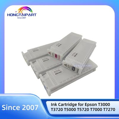 شراء Empty Ink Cartridge-700ML T693 T6931-BK  T6932-C T6933-M T6934-Y T6935-MK for Epson T3000 T3720 T5000 T5720 T7000 T7270 Compatible التصنيع عبر الإنترنت