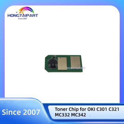 شراء رقاقة التونر 44973546 لـ OKI C301 C321 MC332 MC342 رقائق الطابعة الملونة قطع الغيار Hongtaipart التصنيع عبر الإنترنت