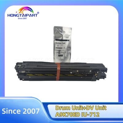 شراء وحدة الأسطوانة + وحدة DV A9K70ED IU-712 لقطع غيار طابعة Konica Minolta C759 C659 التصنيع عبر الإنترنت