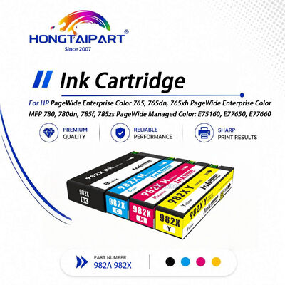 شراء خرطوشة حبر الطابعة الملونة HP PageWide Enterprise & Managed 982A 982X التصنيع عبر الإنترنت