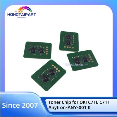رقاقة تونر متوافقة لـ OKI C71L C711 Anytron-ANY-001 K