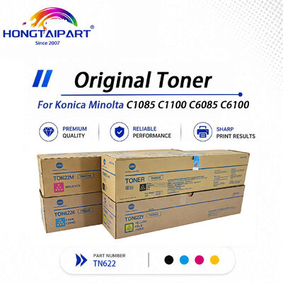 إخراج ثابت حقيقي كونيكا مينولتا TN622 الحبر الأصلي للناسخة C1085 C1100 C6085 C6100