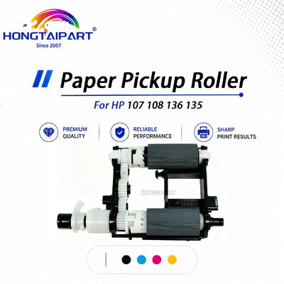 Wear-resistant Paper Pickup Roller Separation Pad Stable Compatible For HP 107 108 136 135 Printer