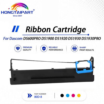 خرطوشة شريط مقاومة للبهتان 80D-8، إخراج أحرف حاد، متوافقة مع Dascom DS600PRO DS1900 DS1920 DS1930 DS1930PRO