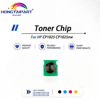 من السهل إعادة الملء القابلة لإعادة التدوير CE310A CE311A CE312A CE313A رقاقة الحبر لـ HP CP1025 CP1025nw