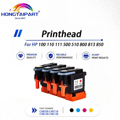 رأس الطباعة المستقر C4810A C4811A C4812A C4813A للطابعة HP 100 110 111 500 510 800 813 850